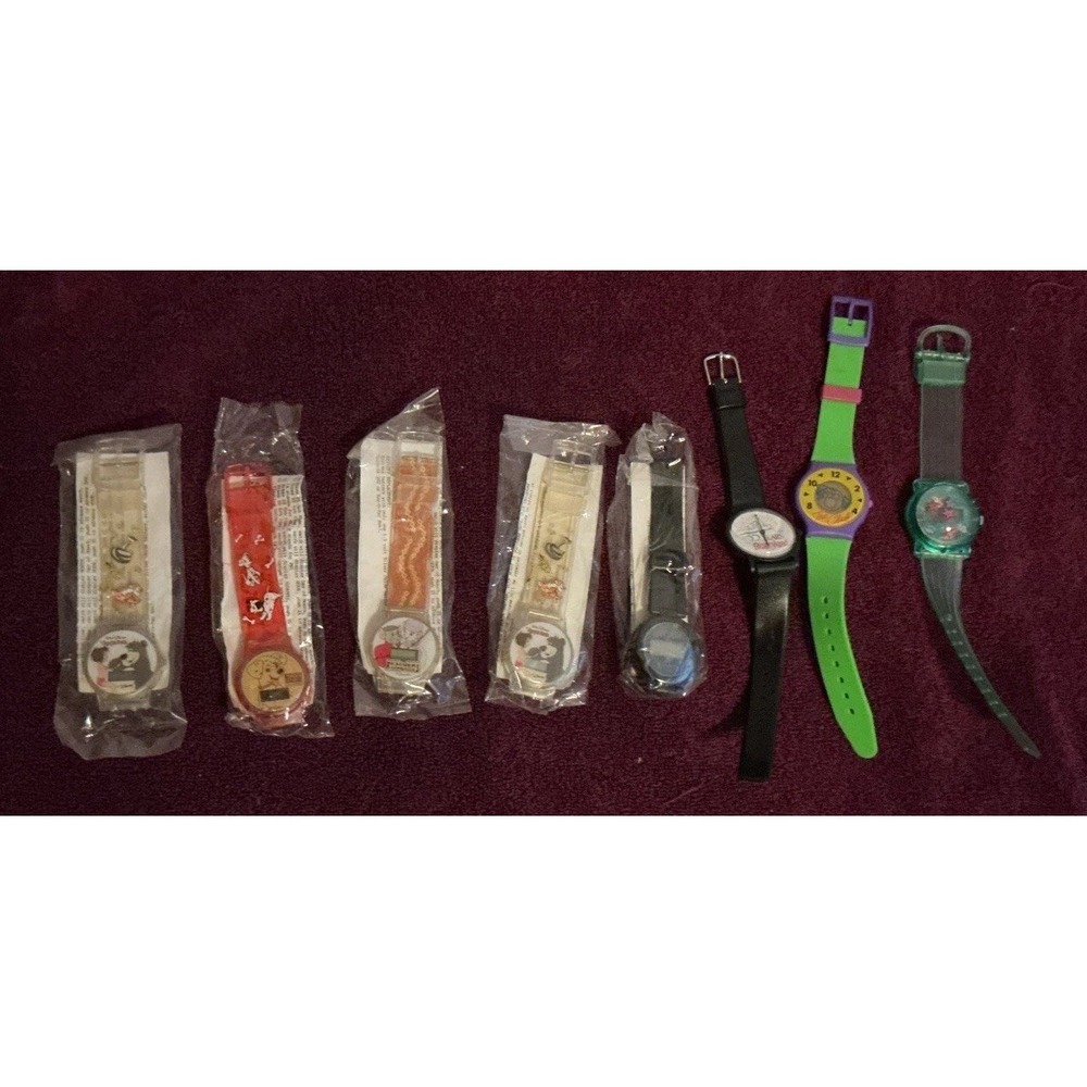 1990's Walt Disney Movie‎ Digital Watches - Lot Of 8 Watches, Never Used